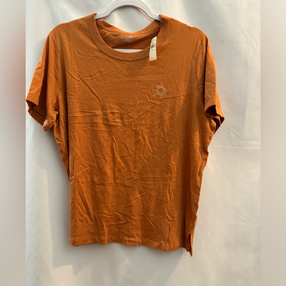 Offline Women’s T-Shirt Burnt Orange Size XS